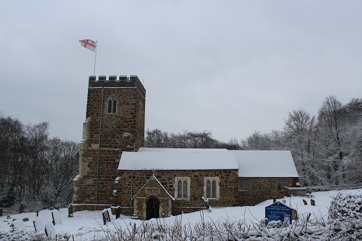  As this photo was being taken, a single bell was being chimed for service.
